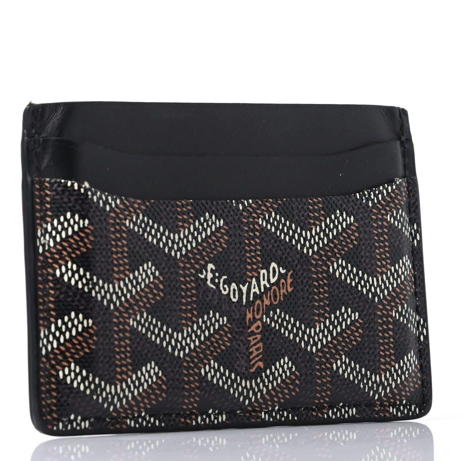 Goyard Goyardine Saint Sulpice Card Holder Black 3 of 6
