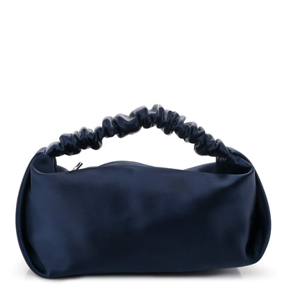 Alexander Wang Satin Mini Scrunchie Bag Night Sky 1 of 10