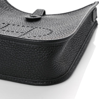 Hermes Taurillon Clemence Evelyne TPM Black 11 of 13