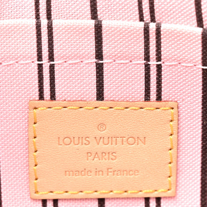 Louis Vuitton Monogram Neverfull MM GM Pochette Rose Ballerine Rose Ballerine 6 of 8