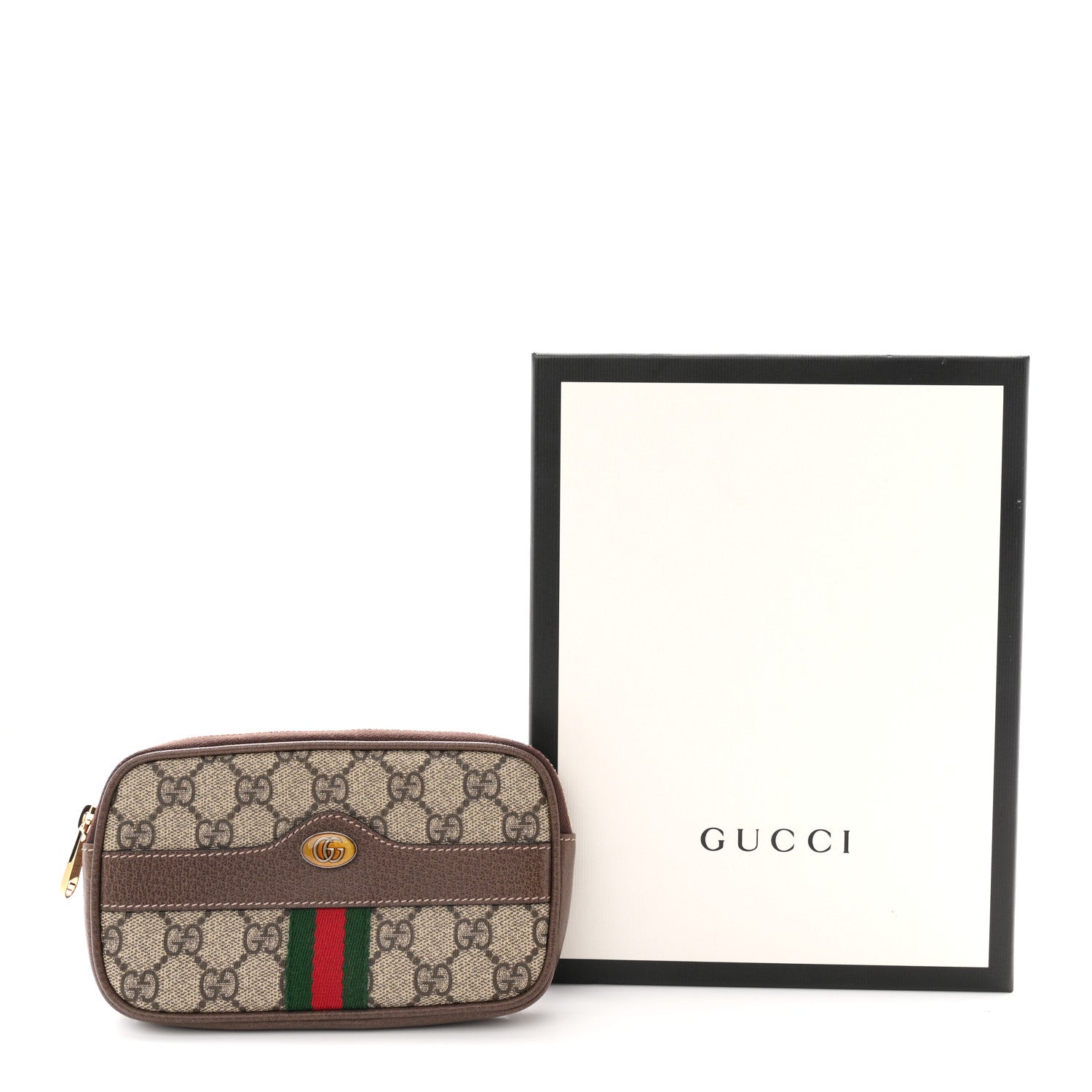 Gucci GG Supreme Monogram Ophidia Belted iPhone Case 95 38 Dark Brown 11 of 11