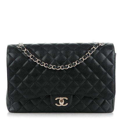 Chanel Caviar Quilted Maxi Double Flap Black 1 of 8