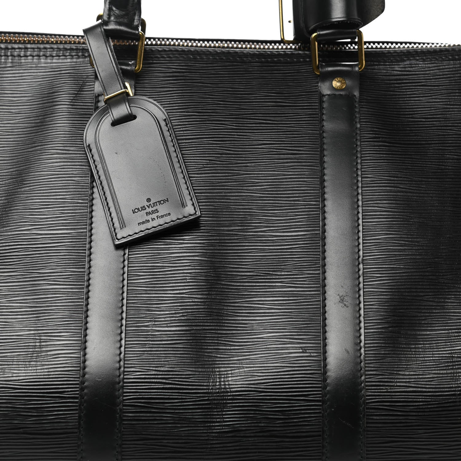Louis Vuitton Epi Keepall 50 Black 8 of 16