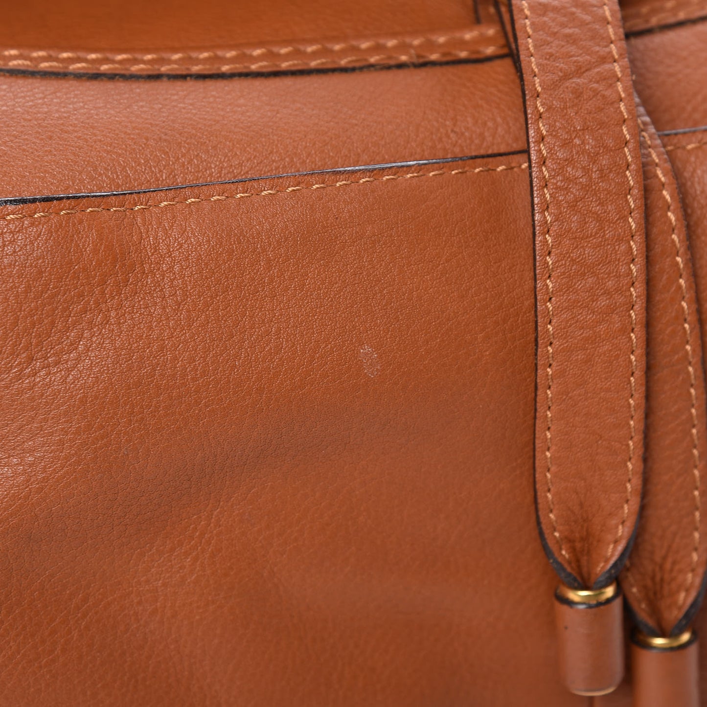 Calfskin Medium Marcie Satchel Tan