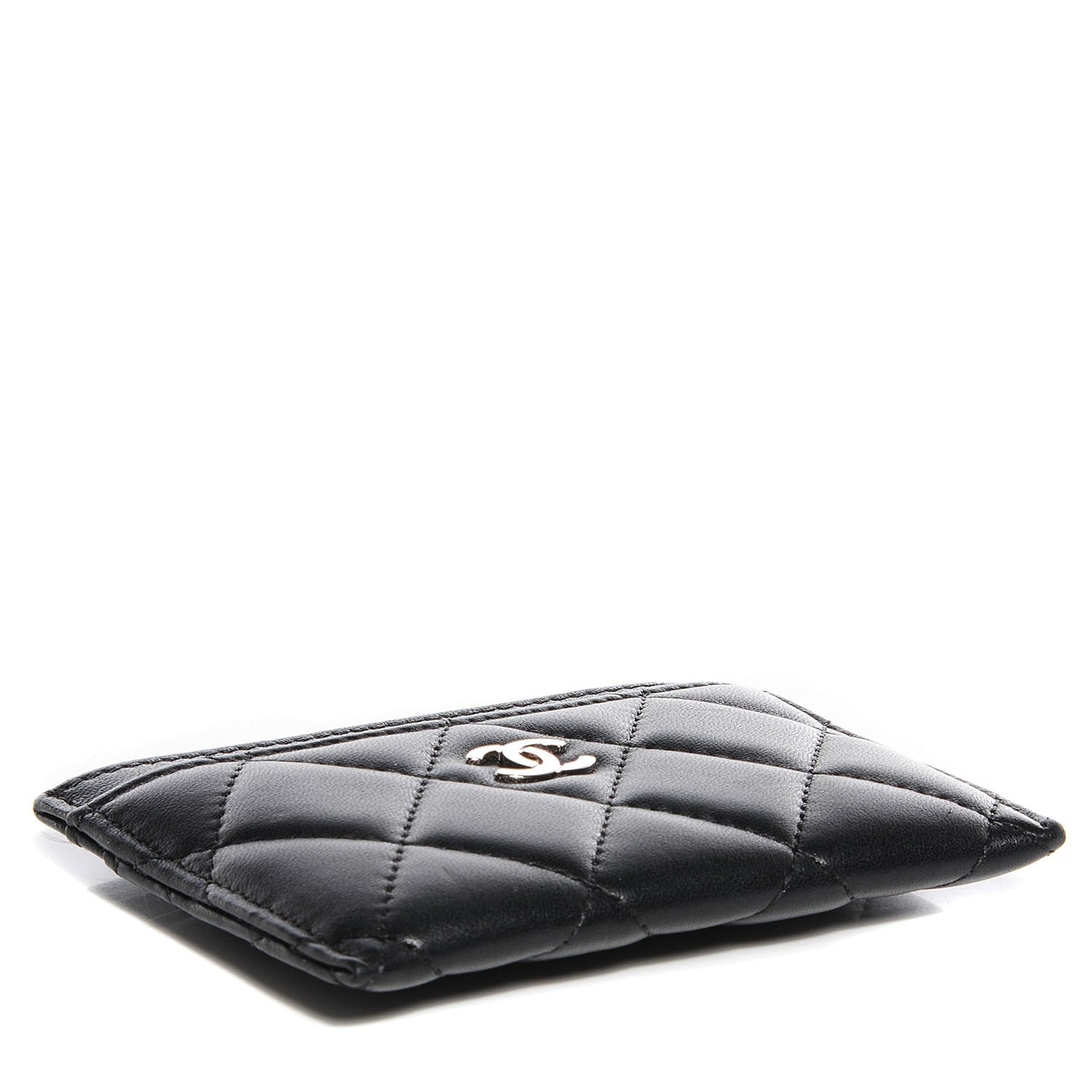 Chanel Lambskin Quilted Card Holder Black 4 of 7