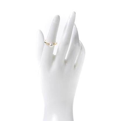 Mikimoto 18K Yellow Gold Akoya Cultured Pearl 7mm Classic Elegance Ring 53 6.5 2 of 4