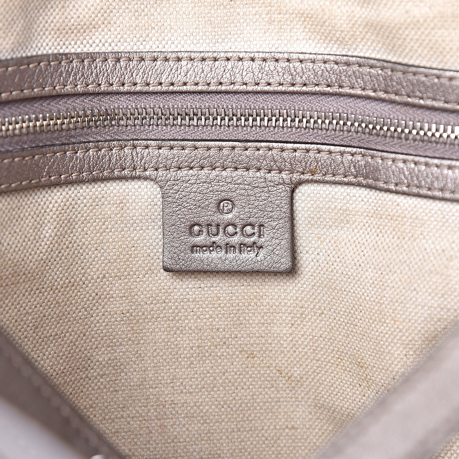 Gucci Metallic Guccissima Medium GG Twins Tote Mauve 6 of 15