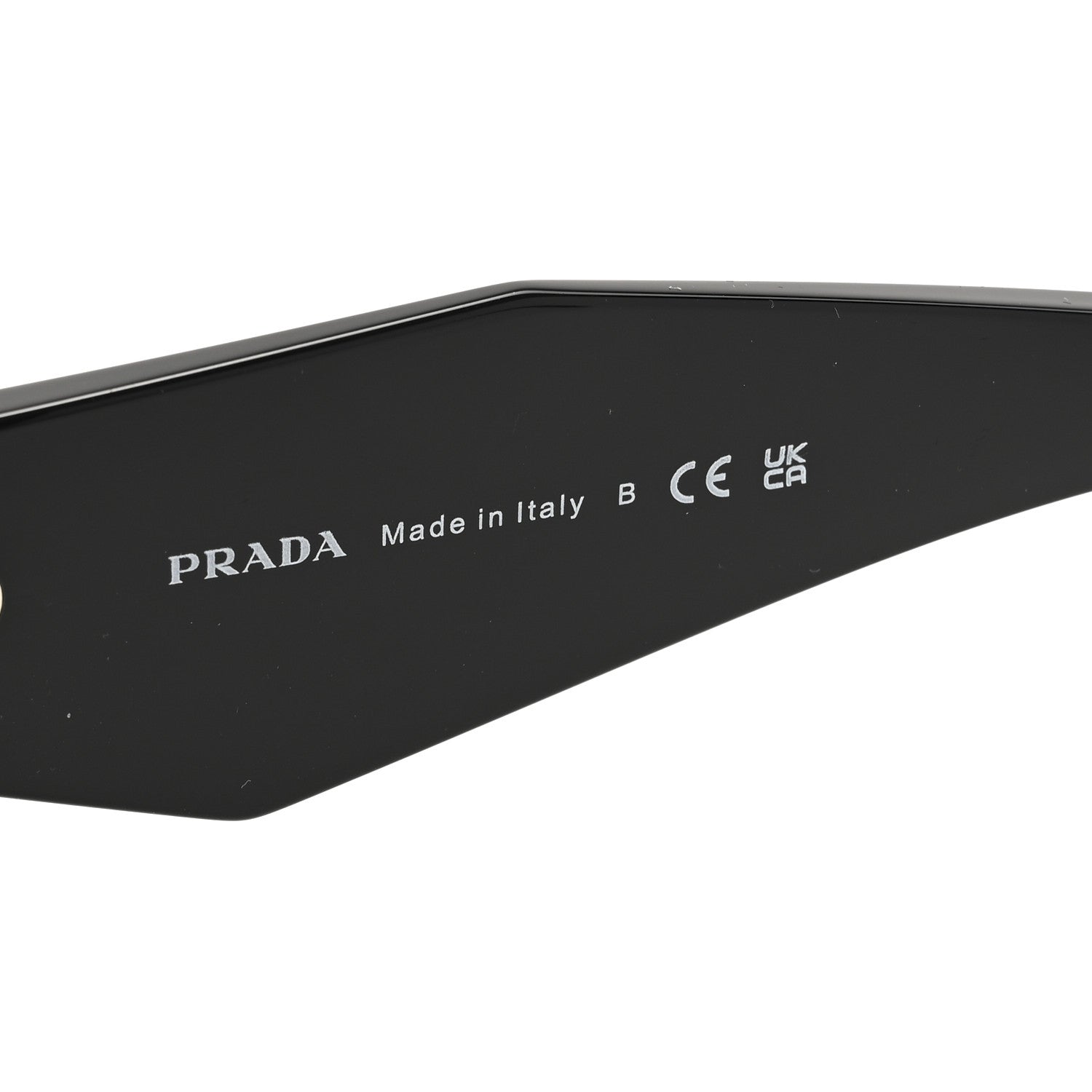 Prada Acetate Symbole Sunglasses SPR 08Y Black 6 of 7