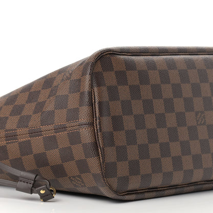 Louis Vuitton Damier Ebene Neo Neverfull MM Rose Ballerine 9 of 12