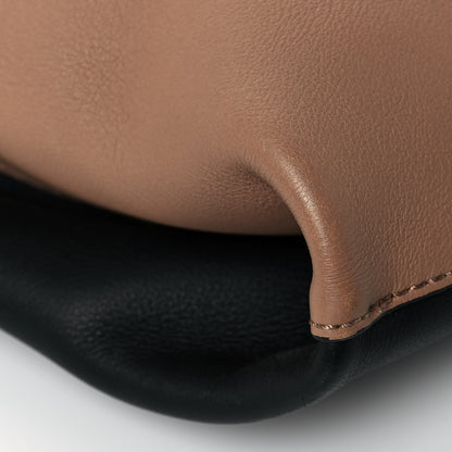 Burberry Calfskin Medium Grommet Hobo Light Camel Black 7 of 11