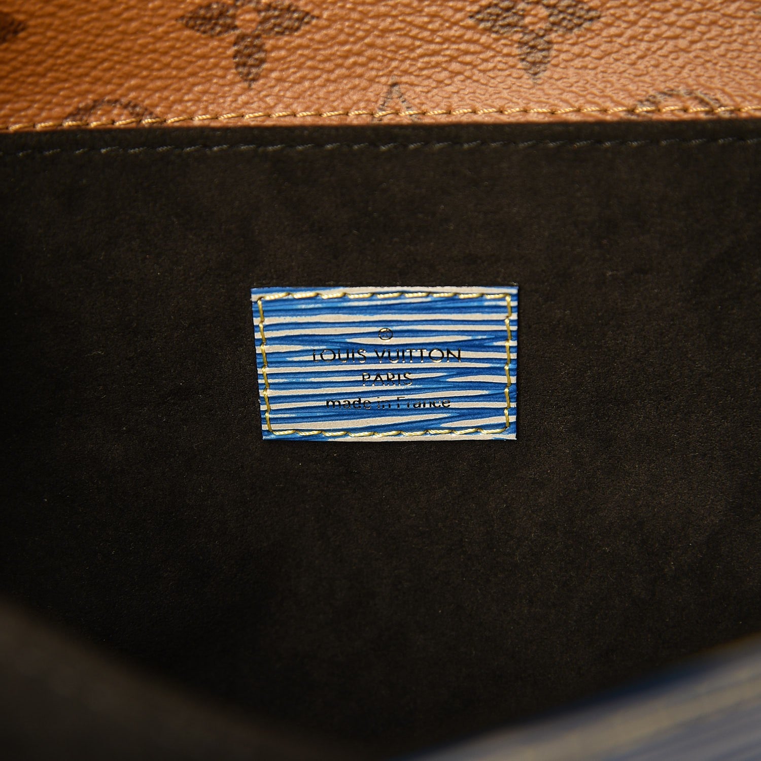 Louis Vuitton Epi Reverse Monogram Pochette Metis Denim Light 6 of 7