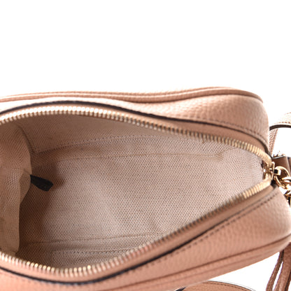 Gucci Pebbled Calfskin Small Soho Disco Bag Camelia 4 of 5