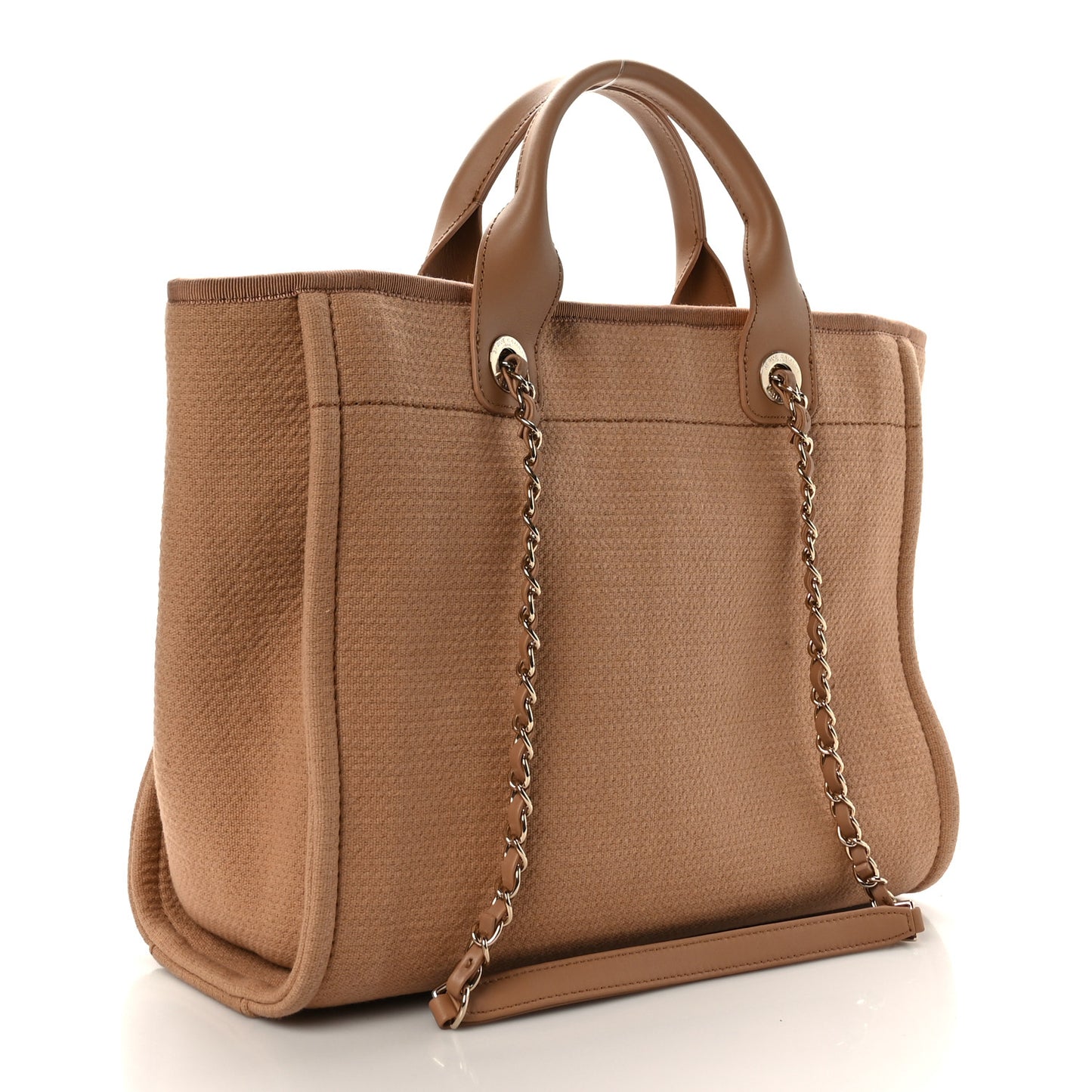 Mixed Fibers Small Deauville Tote Camel