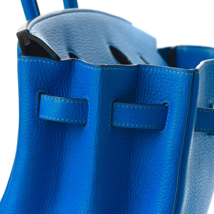 Hermes Taurillon Clemence Birkin 35 Bleu Hydra 10 of 32