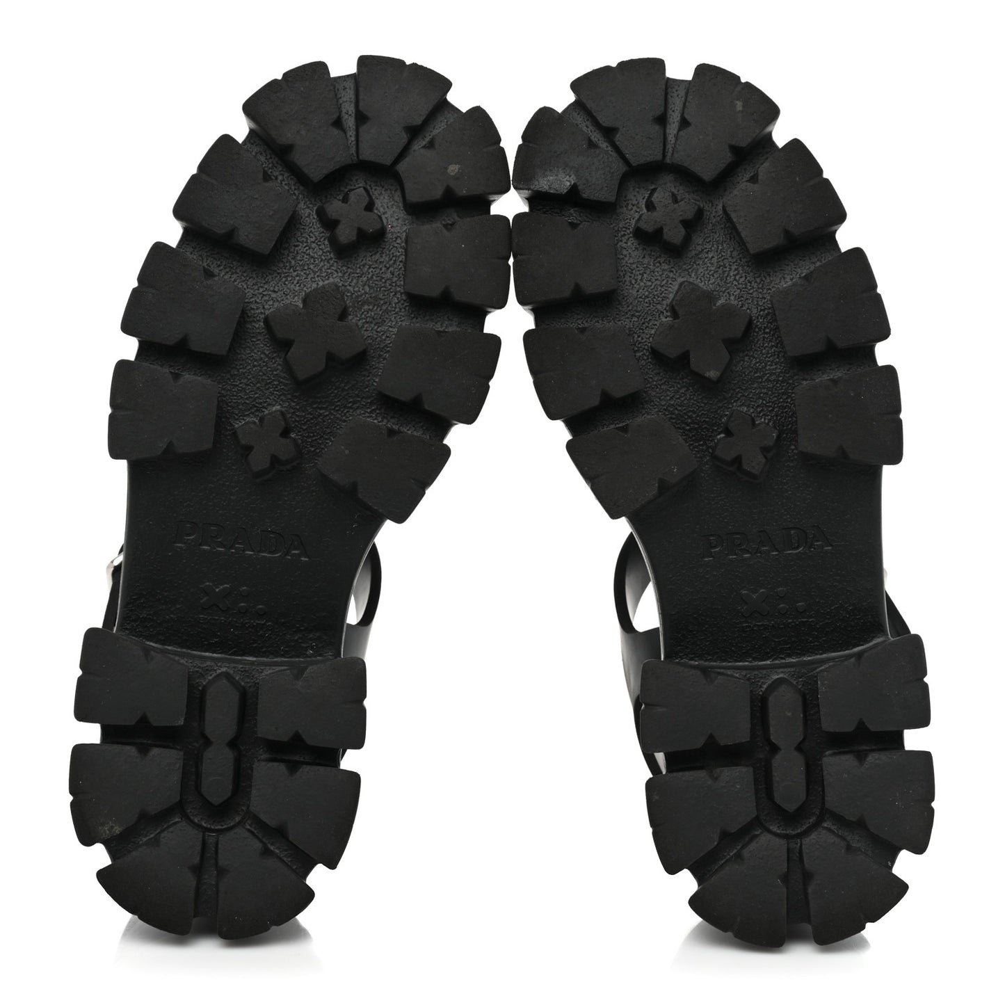 Foam Rubber Triangle Logo Monolith 55mm Cage Sandals 39 Black