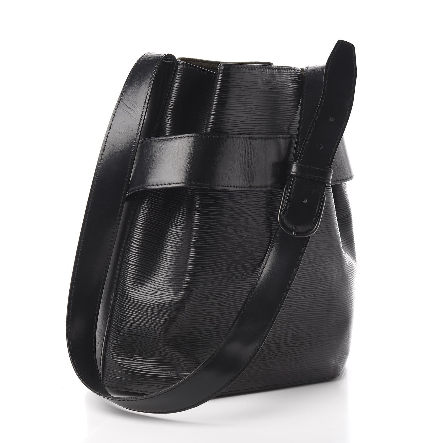 Louis Vuitton Epi Sac D'Epaule Black 3 of 10