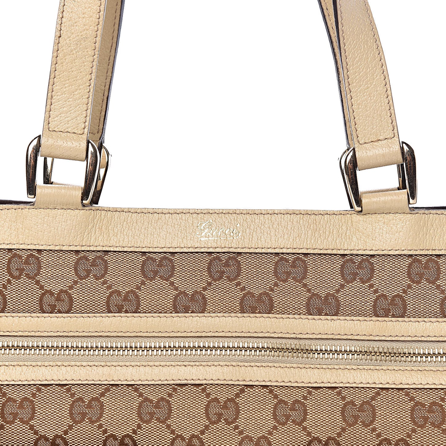 Monogram Abbey D Ring Tote Beige
