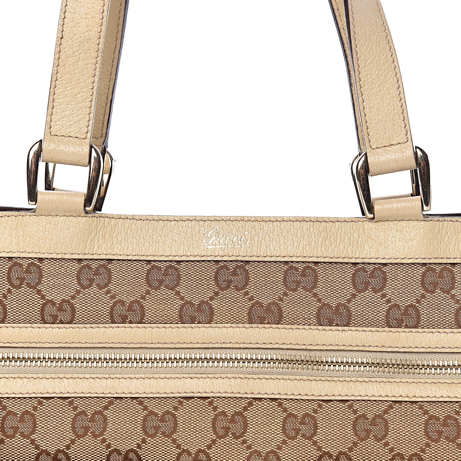 Gucci Monogram Abbey D Ring Tote Beige 10 of 11