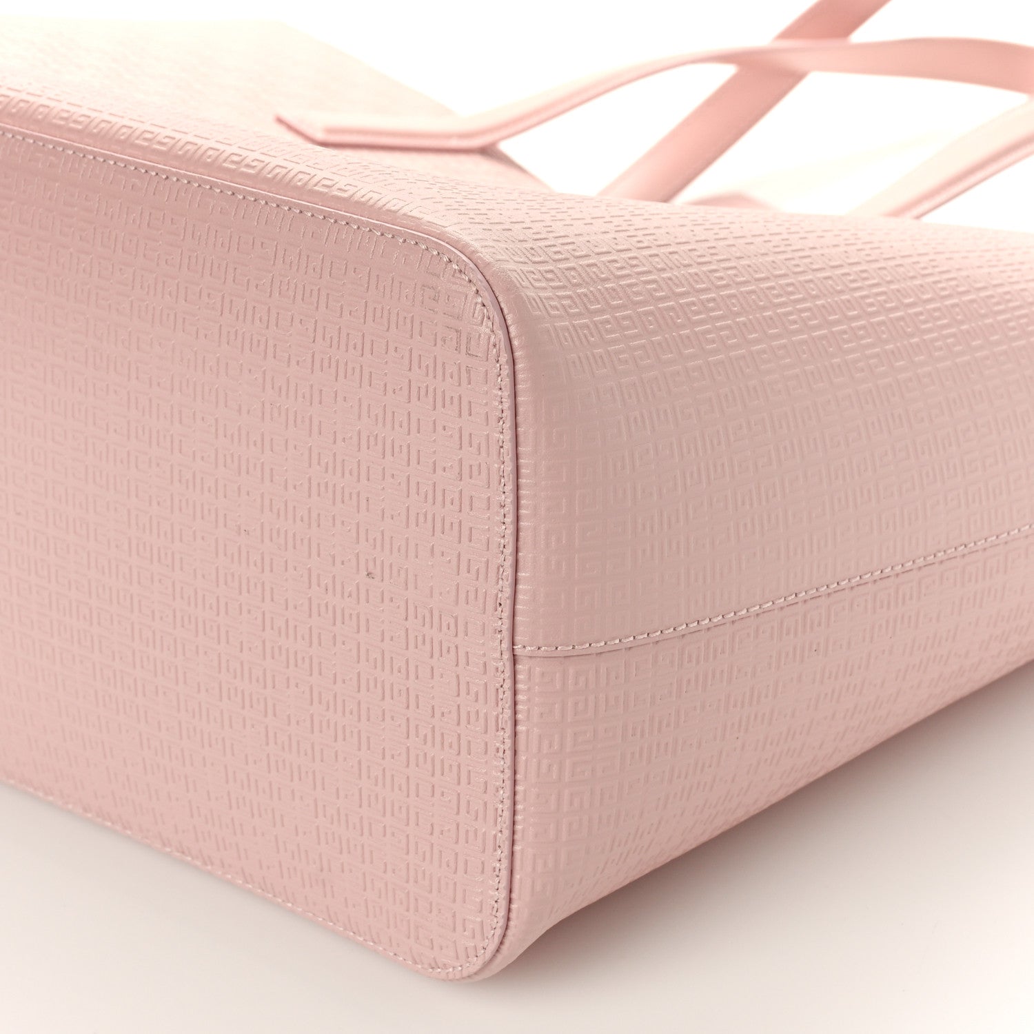Givenchy Calfskin Logo Embossed Wing Shopper Tote Blush Pink 10 of 10