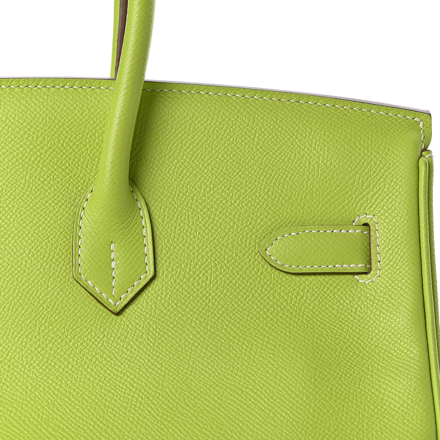 Hermes Epsom Candy Birkin 35 Kiwi Lichen 25 of 41