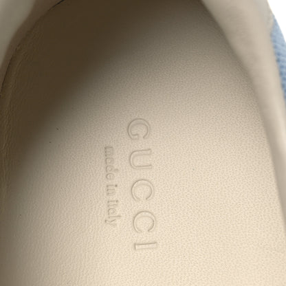 Gucci Suede Mesh Womens G75 Sneakers 37.5 Blue 9 of 11