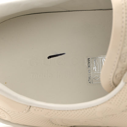 Gucci Calfskin GG Tennis Embossed Mens Ace Sneakers 9 Mystic White 7 of 18
