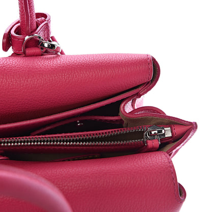 MCM Grained Calfskin Medium Milla Tote Beetroot Pink 10 of 13