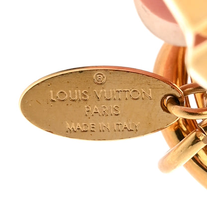 Louis Vuitton LV Facettes Bag Charm Key Holder Gold 3 of 4