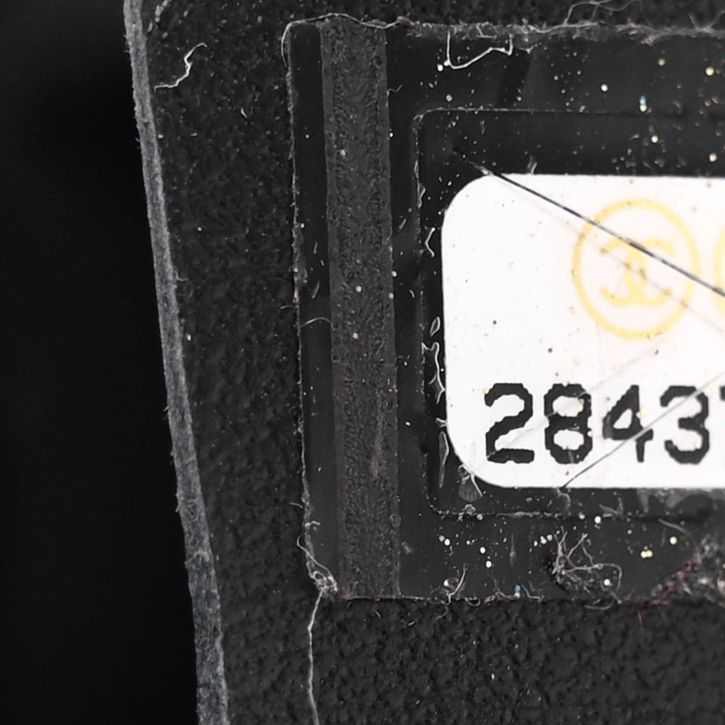 Lambskin Quilted Drawstring Backpack Black