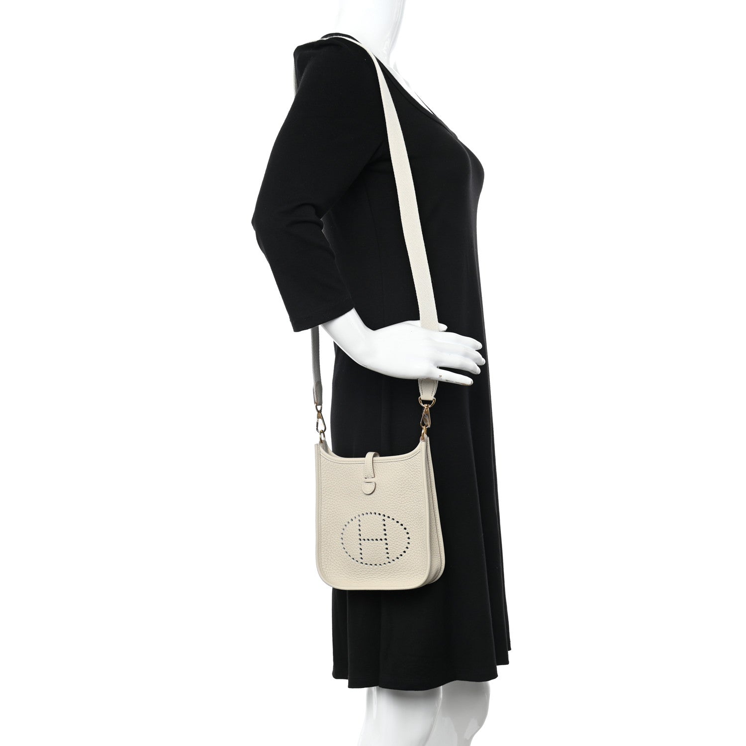 Hermes Taurillon Clemence Amazone Evelyne TPM Beton 2 of 11