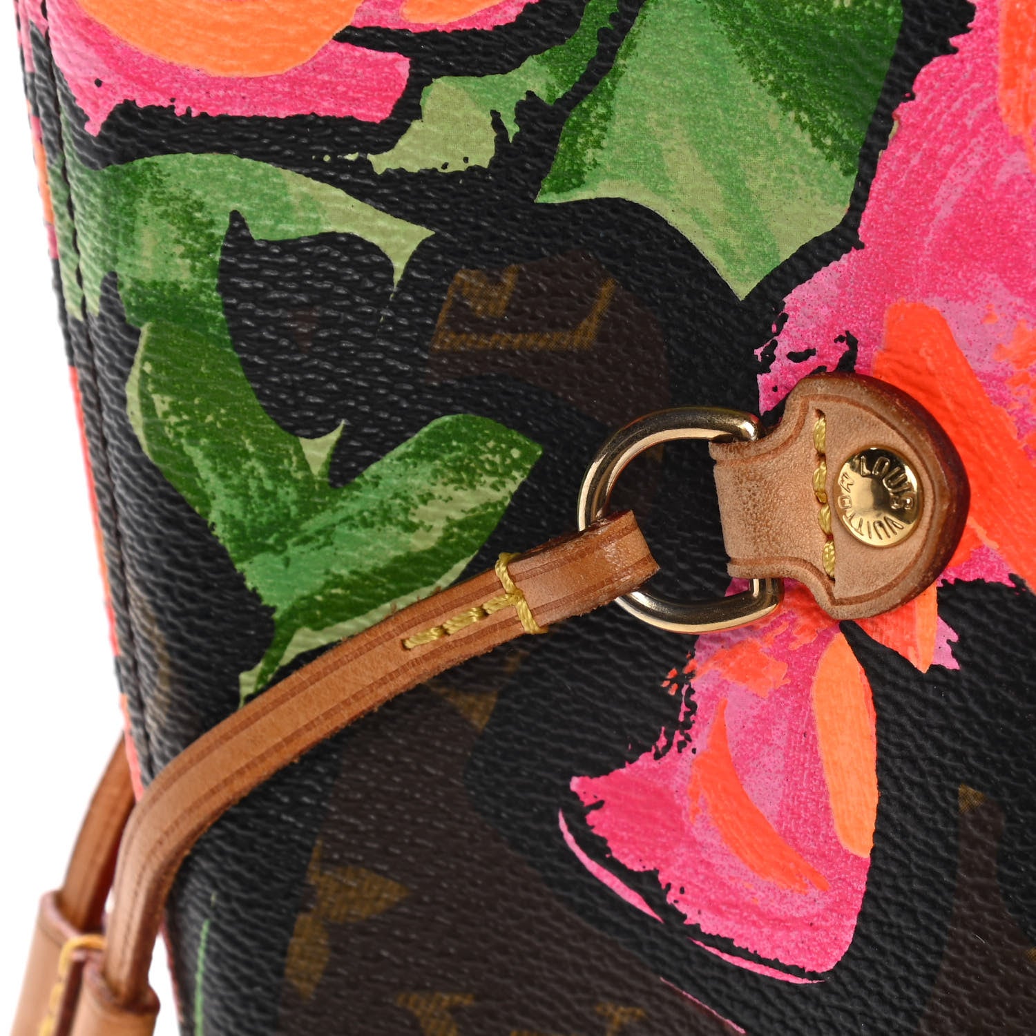 Louis Vuitton Monogram Roses Neverfull MM 14 of 17
