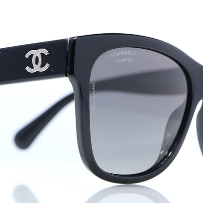 Chanel Polarized Square CC Sunglasses 5380 Black 7 of 8