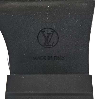 Louis Vuitton Calfskin Monogram Nylon LV Beaubourg Ankle Boots 39 Black 6 of 18