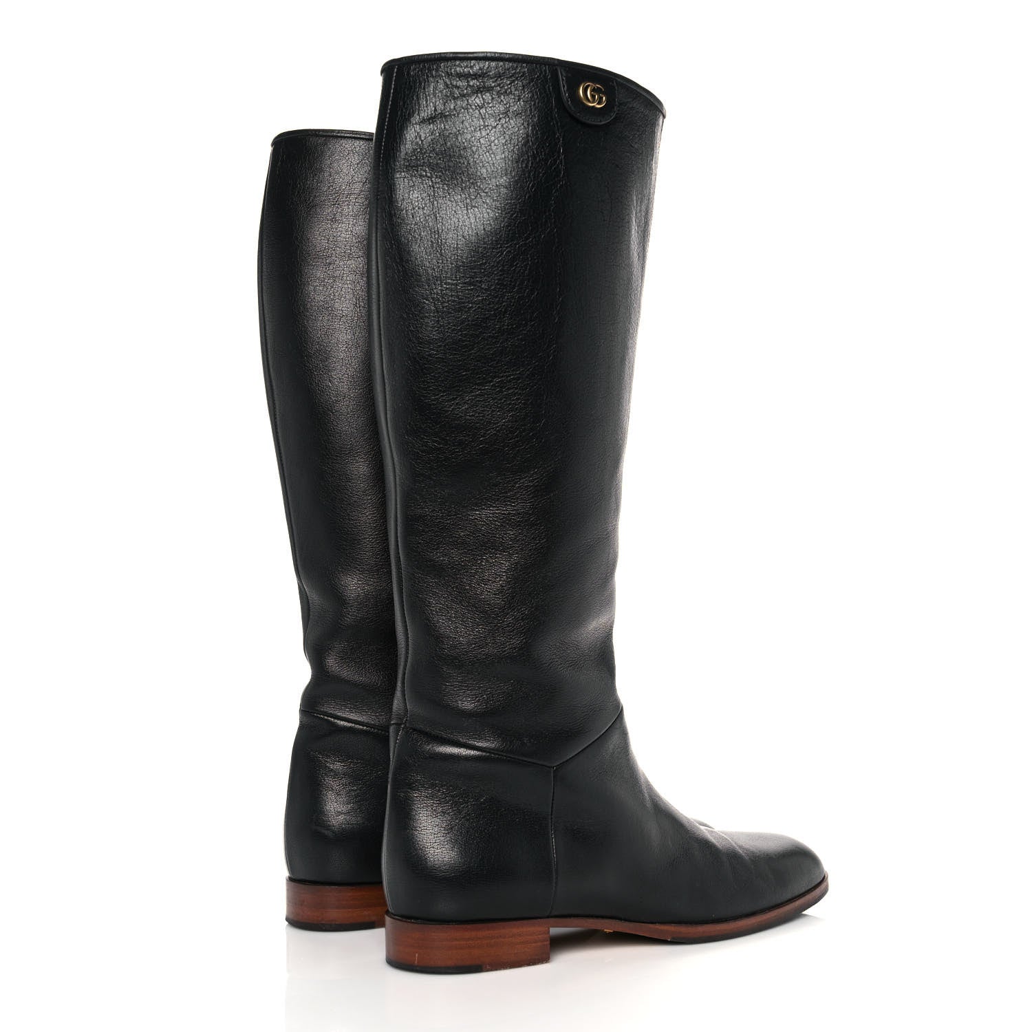 Gucci Calfskin Piuma Lux Energy High Boots 39 Black 4 of 8