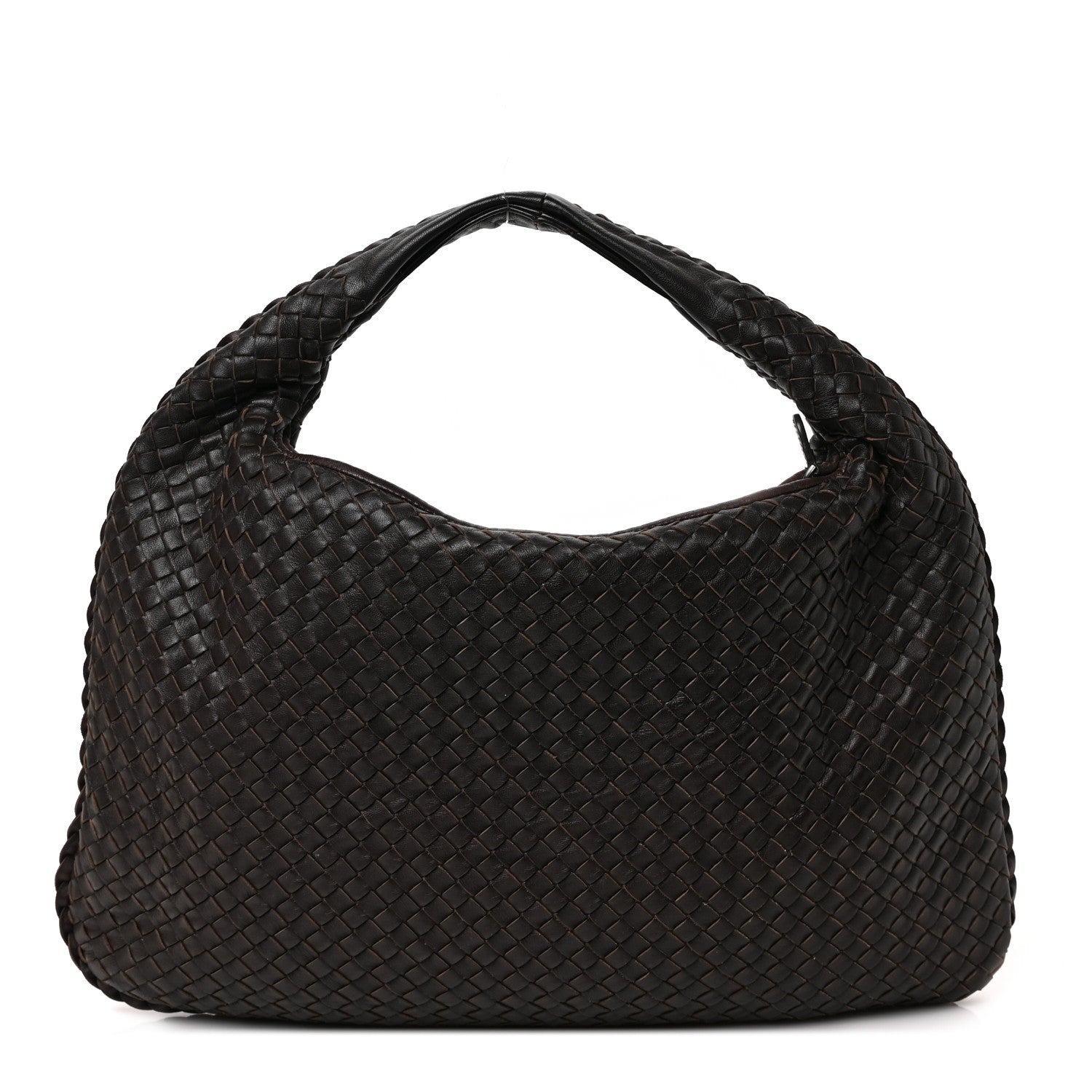 Bottega Veneta Nappa Intrecciato Large Veneta Hobo Ebano 1 of 11