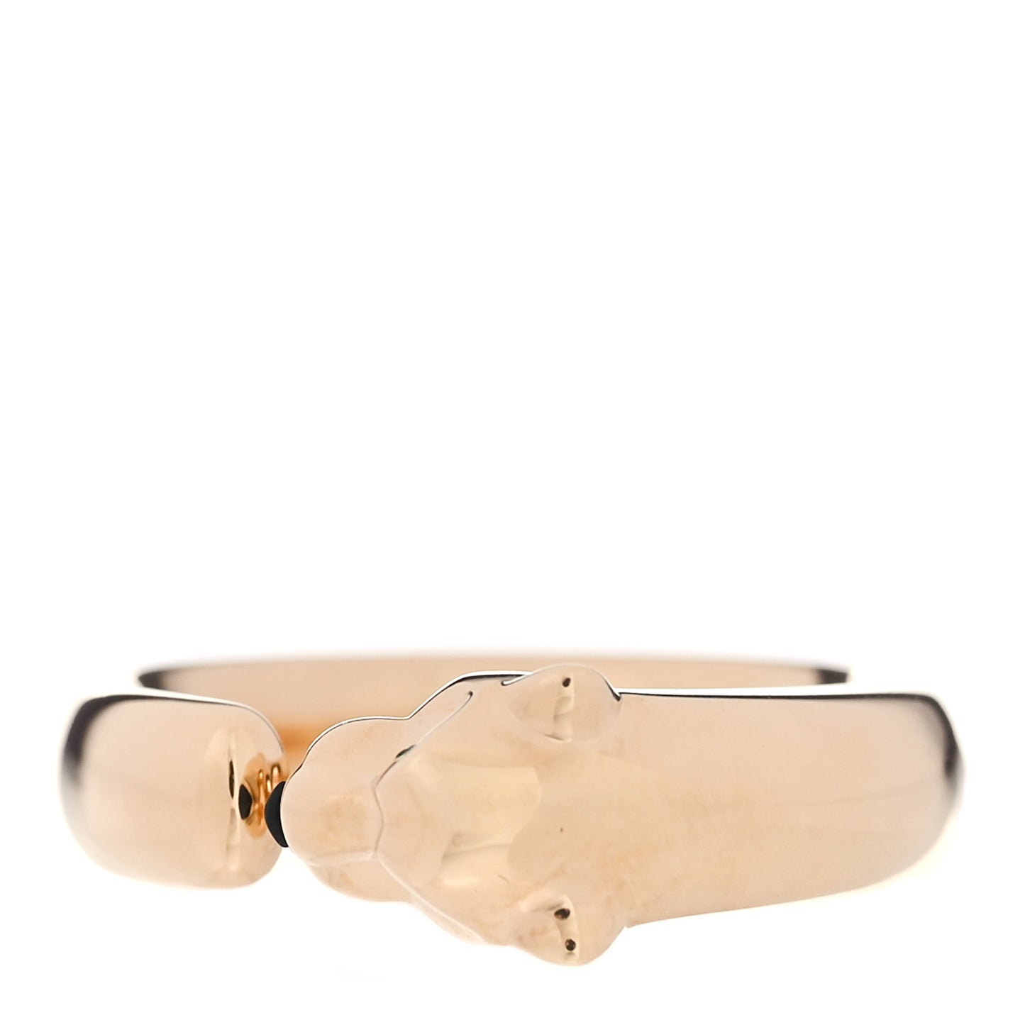 18K Yellow Gold Tsavorite Onyx Panthere De Cartier Ring 51 5.75