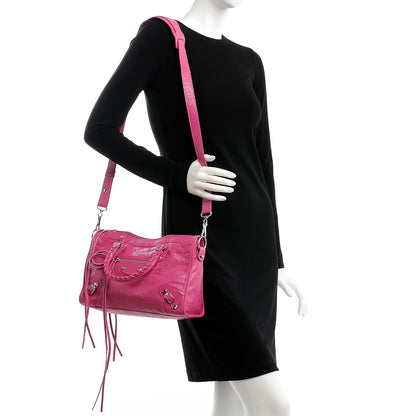 Balenciaga Agneau Classic Silver Hardware S City Rose Flamingo 2 of 12
