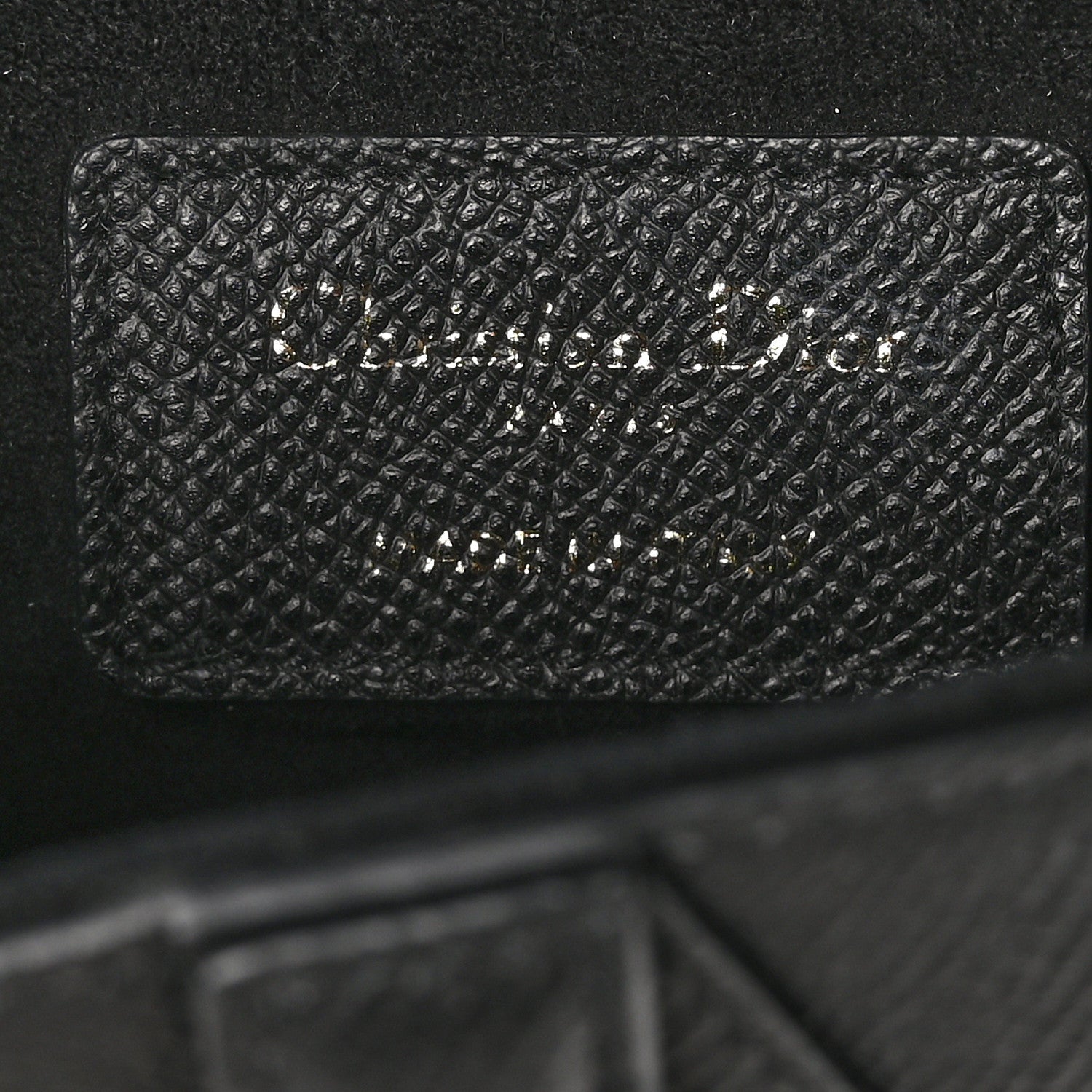 Christian Dior Grained Calfskin Mini Saddle Bag Black 6 of 10