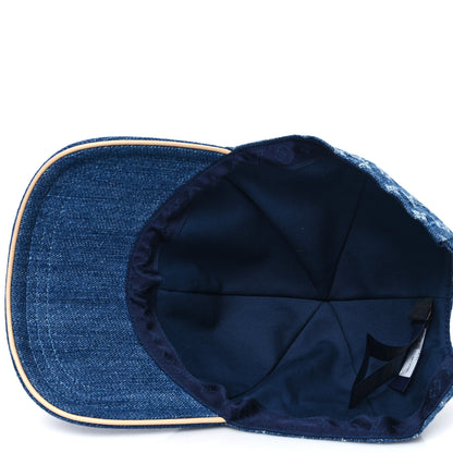 Louis Vuitton Monogram Denim LV Remix Cap L Blue 7 of 8