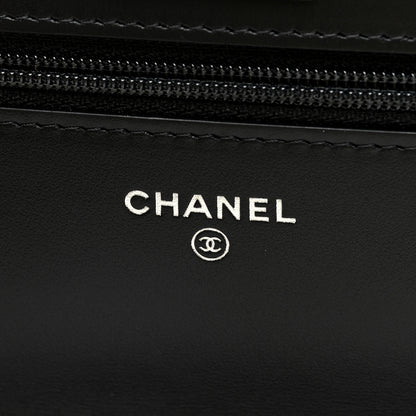 Chanel Aged Calfskin Quilted Reissue Wallet On Chain WOC So Black 6 of 11
