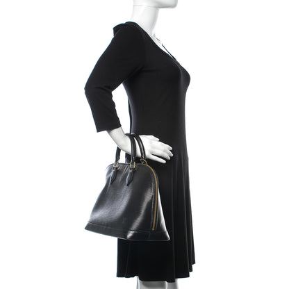 Louis Vuitton Epi Alma PM Black 2 of 8