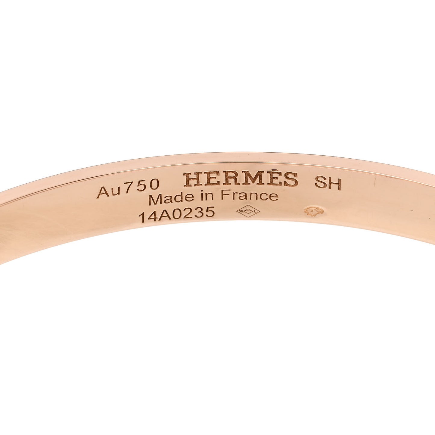 18K Rose Gold PM Collier De Chien Bracelet SH