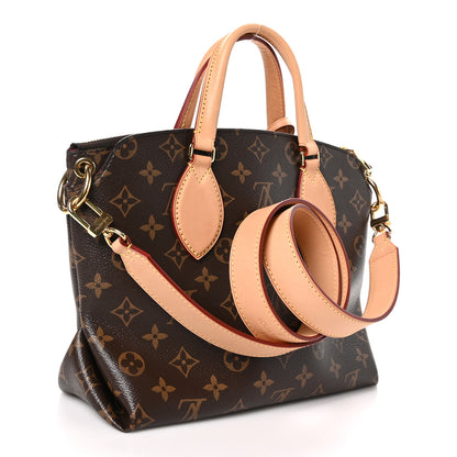 Louis Vuitton Monogram Flower Zipped Tote PM Beige 3 of 9