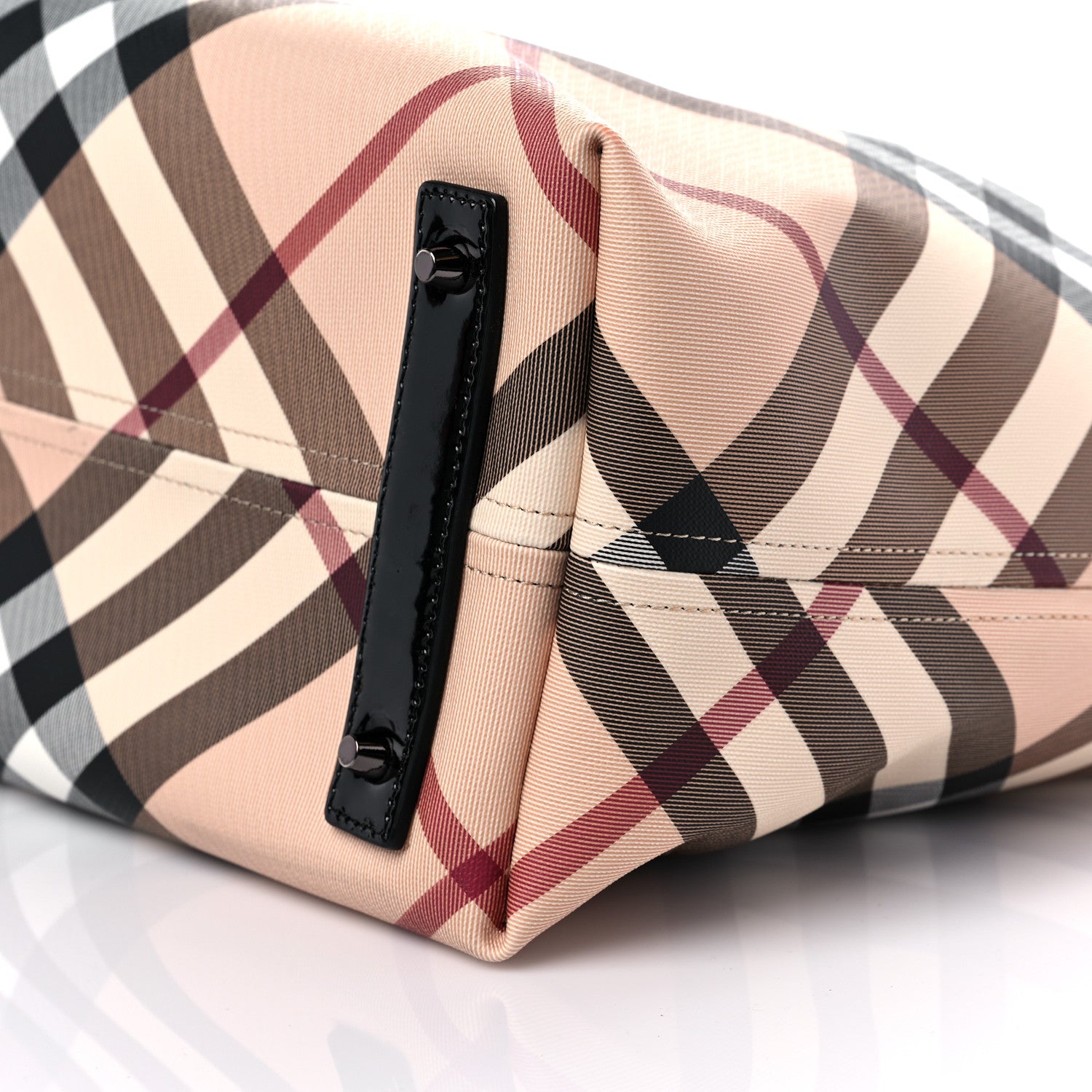 Burberry Nova Check Large Nickie Tote Black 9 of 10