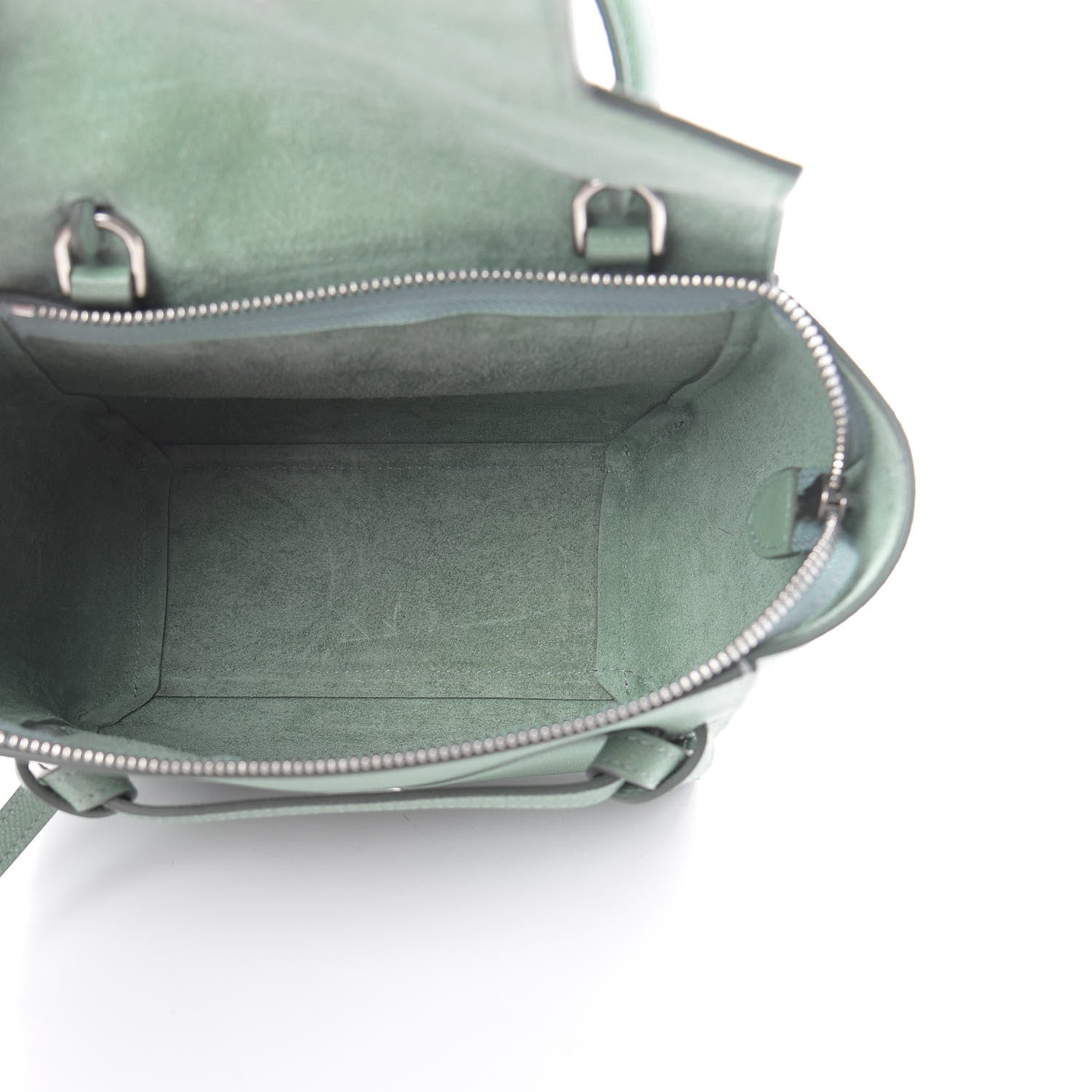 Celine Grained Calfskin Nano Belt Bag Celadon 4 of 9