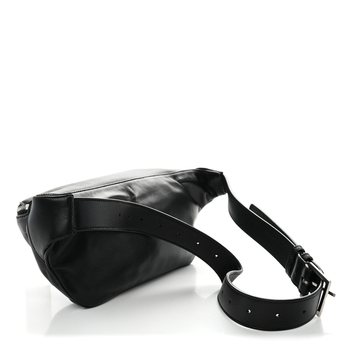 Lambskin Monogram Belt Bag Black