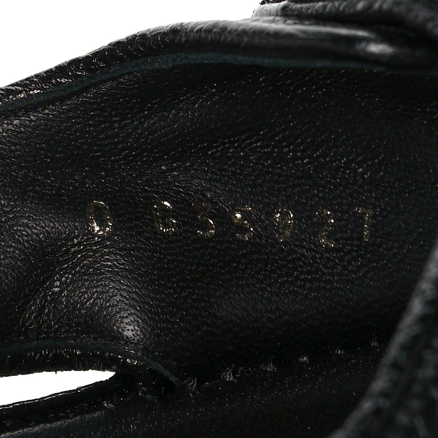 Chanel Grained Calfskin Velcro Dad Sandals 35 Black 8 of 9