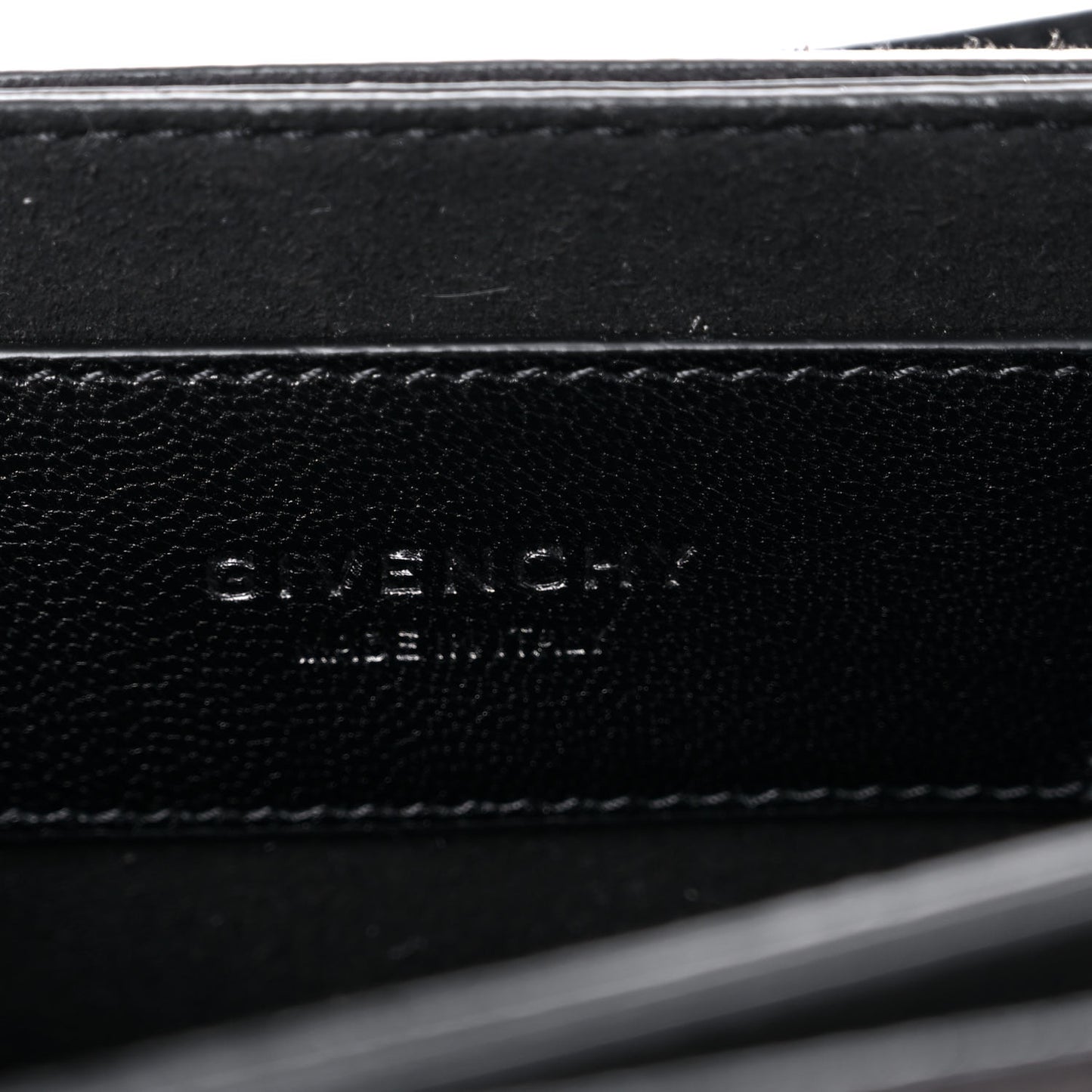 Goatskin Suede Mini GV3 Shoulder Bag Black