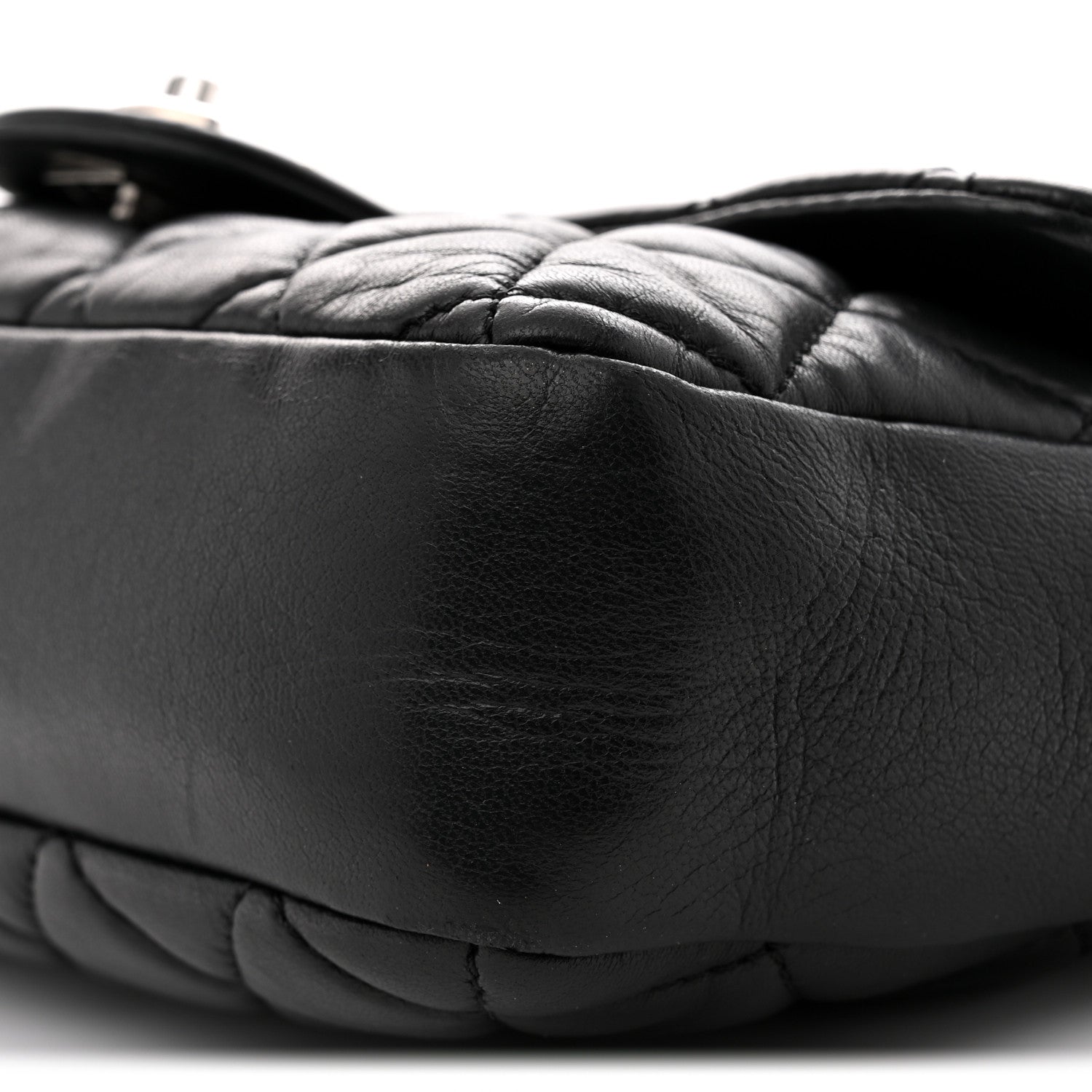 Chanel Lambskin Quilted Medium Coco Rain Flap Black 10 of 11