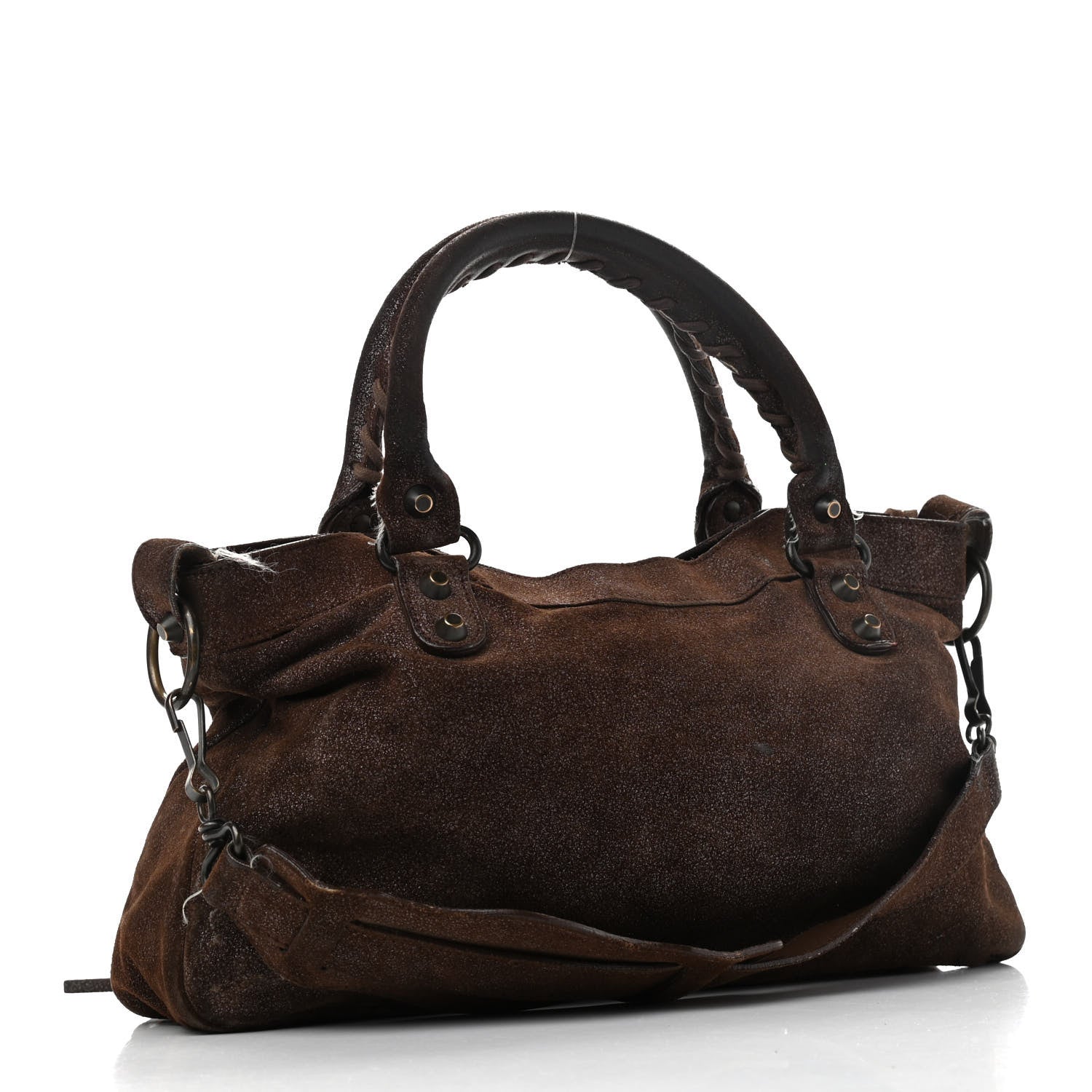 Balenciaga Metallic Craquele Calfskin Classic Hardware First Bronze 4 of 15